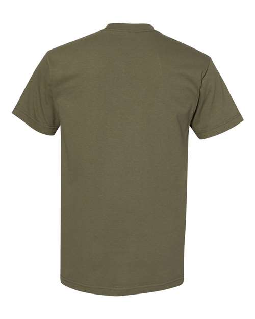 Alstyle AL1301 Adult 6.0 oz., 100% Cotton T-Shirt #color_MILITARY GREEN