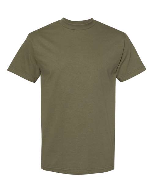 Alstyle AL1301 Adult 6.0 oz., 100% Cotton T-Shirt #color_MILITARY GREEN