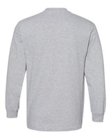 Alstyle AL1304 Adult 6.0 oz., 100% Cotton Long-Sleeve T-Shirt #color_ATHLETIC HEATHER