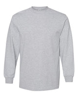 Alstyle AL1304 Adult 6.0 oz., 100% Cotton Long-Sleeve T-Shirt #color_ATHLETIC HEATHER