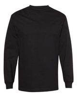 Alstyle AL1304 Adult 6.0 oz., 100% Cotton Long-Sleeve T-Shirt #color_BLACK