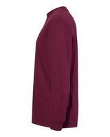 Alstyle AL1304 Adult 6.0 oz., 100% Cotton Long-Sleeve T-Shirt #color_BURGUNDY