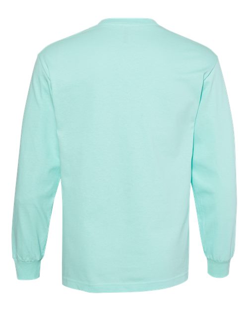 Alstyle AL1304 Adult 6.0 oz., 100% Cotton Long-Sleeve T-Shirt #color_CELADON