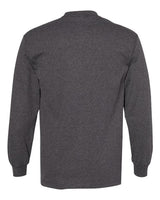Alstyle AL1304 Adult 6.0 oz., 100% Cotton Long-Sleeve T-Shirt #color_CHARCOAL HEATHER