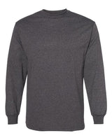 Alstyle AL1304 Adult 6.0 oz., 100% Cotton Long-Sleeve T-Shirt #color_CHARCOAL HEATHER