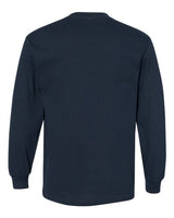 Alstyle AL1304 Adult 6.0 oz., 100% Cotton Long-Sleeve T-Shirt #color_NAVY
