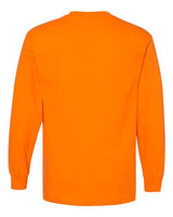 Alstyle AL1304 Adult 6.0 oz., 100% Cotton Long-Sleeve T-Shirt #color_ORANGE