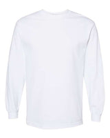 Alstyle AL1304 Adult 6.0 oz., 100% Cotton Long-Sleeve T-Shirt #color_WHITE