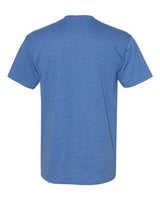 Alstyle AL1701 Adult 5.5 oz., 100% Soft Spun Cotton T-Shirt #color_ROYAL HEATHER