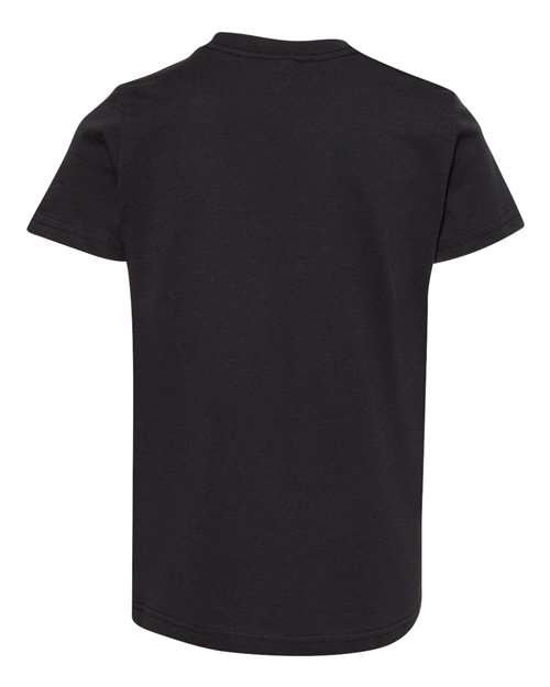 Bella + Canvas 3001Y Youth Jersey T-Shirt #color_VINTAGE BLACK
