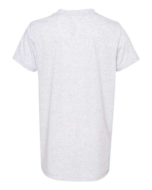 Bella + Canvas 3413Y Youth Triblend Short-Sleeve T-Shirt #color_WHITE FLK TRBLND