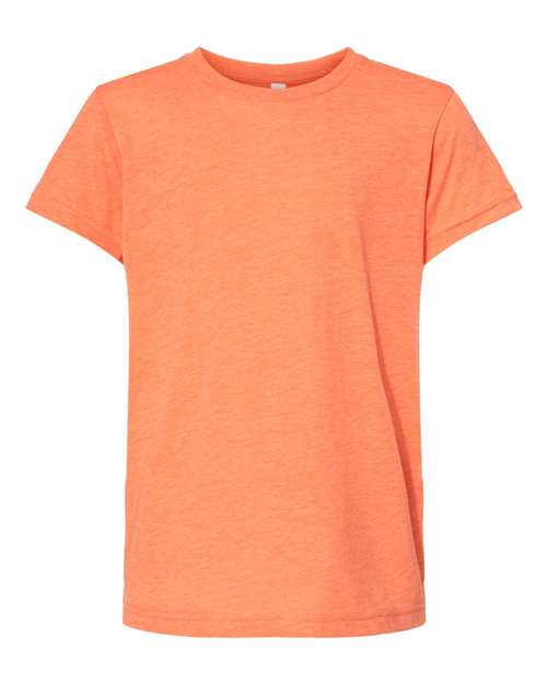 Bella + Canvas 3413Y Youth Triblend Short-Sleeve T-Shirt #color_ORANGE TRIBLEND
