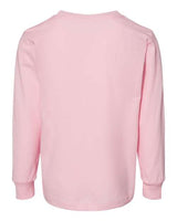 Bella + Canvas 3501T Youth Toddler Jersey Long Sleeve T-Shirt #color_PINK
