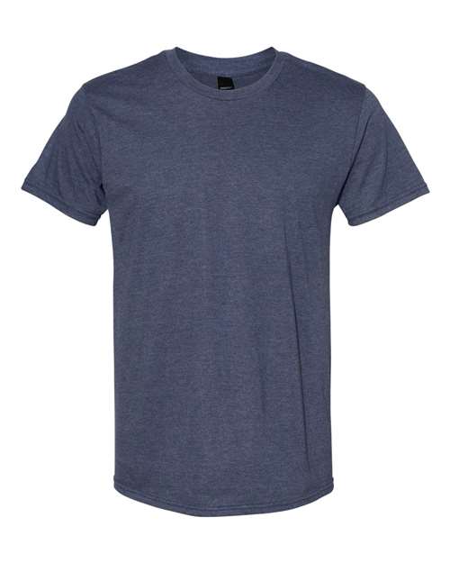 Hanes 4980 Unisex Nano-T T-Shirt #color_HEATHER NAVY