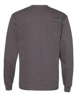 Hanes 5286 Men's ComfortSoft Cotton Long-Sleeve T-Shirt #color_SMOKE GRAY