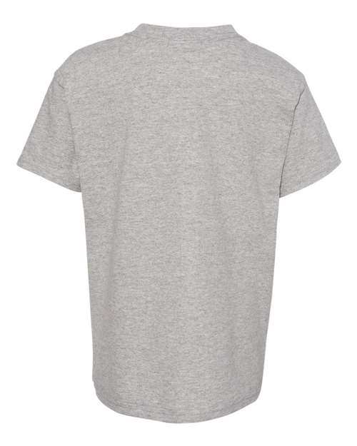 Hanes 5480 Youth Comfortsoft Cotton T-Shirt #color_OXFORD GRAY