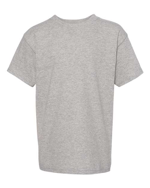 Hanes 5480 Youth Comfortsoft Cotton T-Shirt #color_OXFORD GRAY