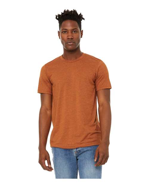 Bella + Canvas 3301C Unisex Sueded T-Shirt #color_HEATHER AUTUMN