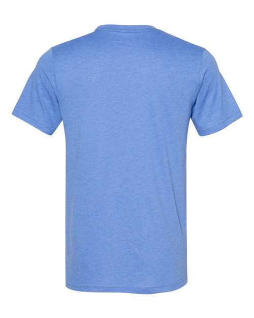 Bella + Canvas 3301C Unisex Sueded T-Shirt #color_HTHR COLUM BLU