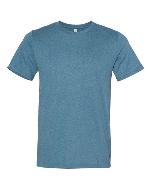 Bella + Canvas 3301C Unisex Sueded T-Shirt #color_HTHR DEEP TEAL