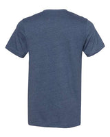 Bella + Canvas 3301C Unisex Sueded T-Shirt #color_HEATHER NAVY