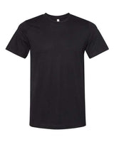Bella + Canvas 3301C Unisex Sueded T-Shirt #color_SOLID BLK BLEND