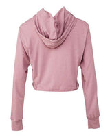 Bella + Canvas 8512 Ladies' Cropped Long Sleeve Hoodie T-Shirt #color_ORCHID TRIBLEND