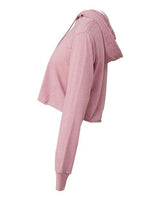 Bella + Canvas 8512 Ladies' Cropped Long Sleeve Hoodie T-Shirt #color_ORCHID TRIBLEND