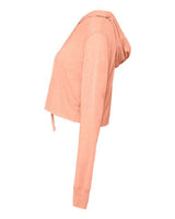 Bella + Canvas 8512 Ladies' Cropped Long Sleeve Hoodie T-Shirt #color_SUNSET TRIBLEND