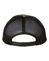 Richardson 111P Garment Washed Printed Trucker Cap #color_Realtree Timber/ Black