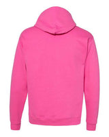 Hanes P170 Unisex Ecosmart 50/50 Pullover Hooded Sweatshirt #color_WOW PINK