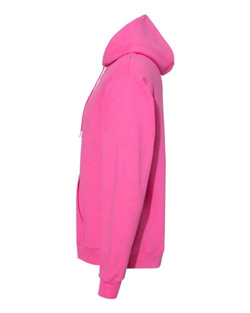 Hanes P170 Unisex Ecosmart 50/50 Pullover Hooded Sweatshirt #color_WOW PINK