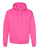 Hanes P170 Unisex Ecosmart 50/50 Pullover Hooded Sweatshirt #color_WOW PINK