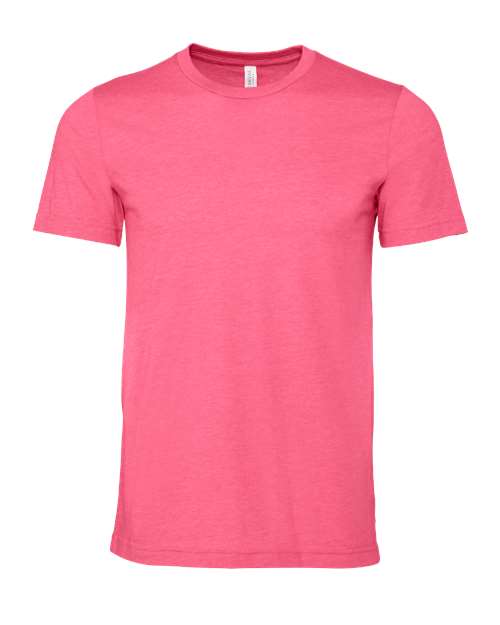 Bella + Canvas 3001CVC Unisex Heather CVC T-Shirt #color_HTHR CHARITY PNK