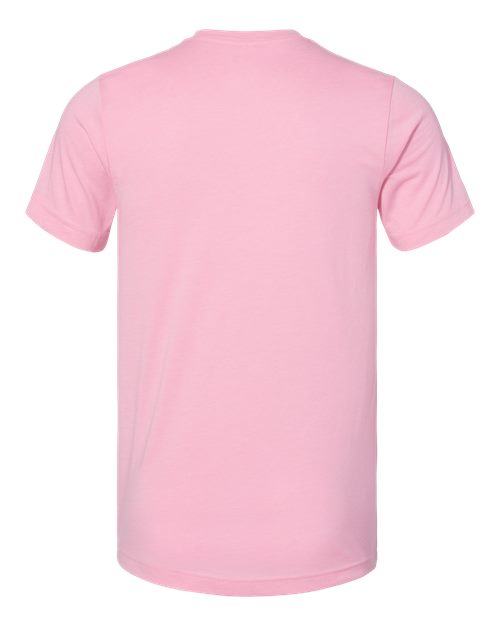 Bella + Canvas 3001CVC Unisex Heather CVC T-Shirt #color_HTHR BUBBLE GUM