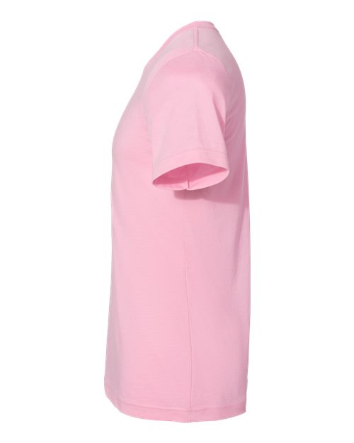 Bella + Canvas 3001CVC Unisex Heather CVC T-Shirt #color_HTHR BUBBLE GUM