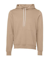 Bella + Canvas 3719 Unisex Sponge Fleece Pullover Hooded Sweatshirt #color_TAN