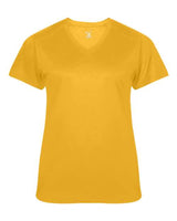 Badger 4062 Ultimate SoftLock Women's V-Neck T-Shirt #color_Gold