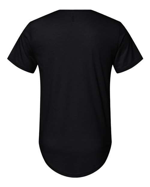 Bella + Canvas 3003C FWD Fashion Men's Curved Hem Short Sleeve T-Shirt #color_BLACK