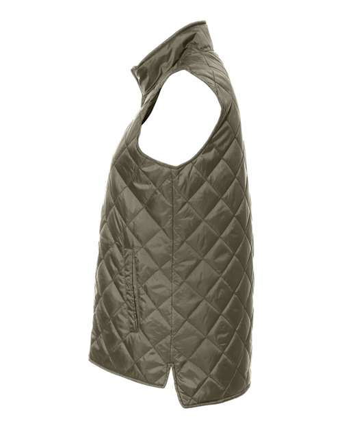 Weatherproof W207359 Women's Vintage Diamond Quilted Vest #color_Rosin