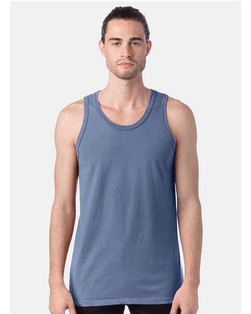 ComfortWash by Hanes GDH300 Unisex Garment-Dyed Tank #color_SALTWATER