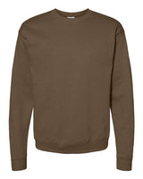 Hanes P1607 Unisex Ecosmart 50/50 Crewneck Sweatshirt #color_ARMY BROWN