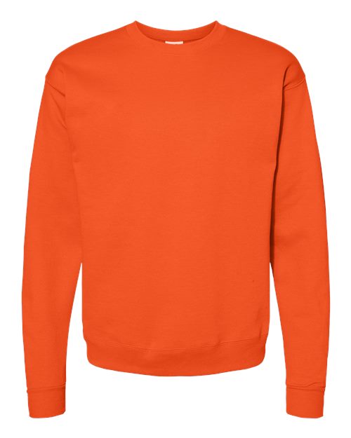 Hanes P1607 Unisex Ecosmart 50/50 Crewneck Sweatshirt #color_ORANGE