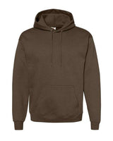 Hanes P170 Unisex Ecosmart 50/50 Pullover Hooded Sweatshirt #color_ARMY BROWN