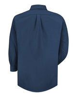 Red Kap SP90 Poplin Dress Shirt #color_Navy - Sleeve 36/37