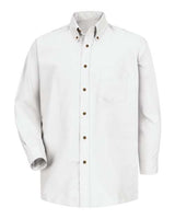 Red Kap SP90 Poplin Dress Shirt #color_White - Sleeve 32/33