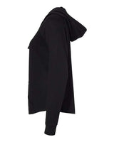 Independent Trading Co. PRM2500Z Women's California Wave Wash Full-Zip Hooded Sweatshirt #color_Black