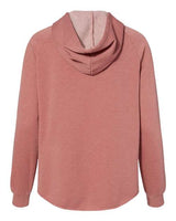 Independent Trading Co. PRM2500Z Women's California Wave Wash Full-Zip Hooded Sweatshirt #color_Dusty Rose