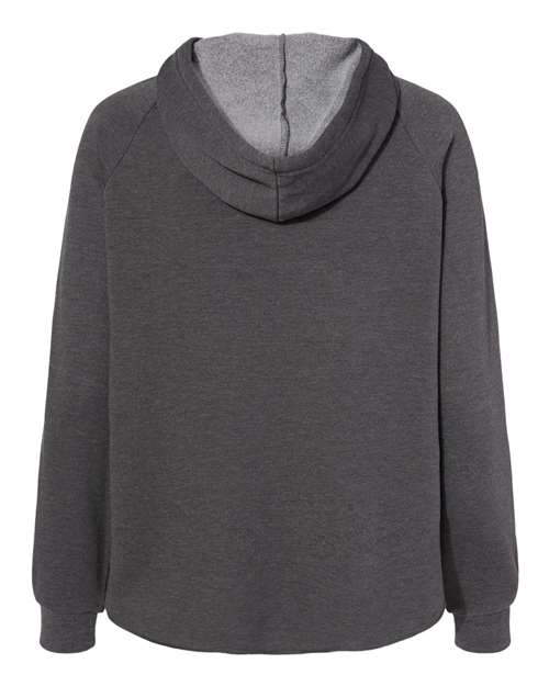 Independent Trading Co. PRM2500Z Women's California Wave Wash Full-Zip Hooded Sweatshirt #color_Shadow