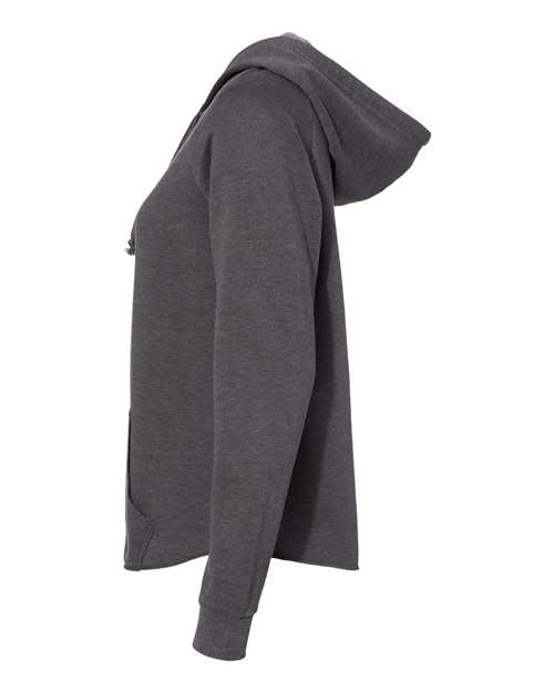 Independent Trading Co. PRM2500Z Women's California Wave Wash Full-Zip Hooded Sweatshirt #color_Shadow